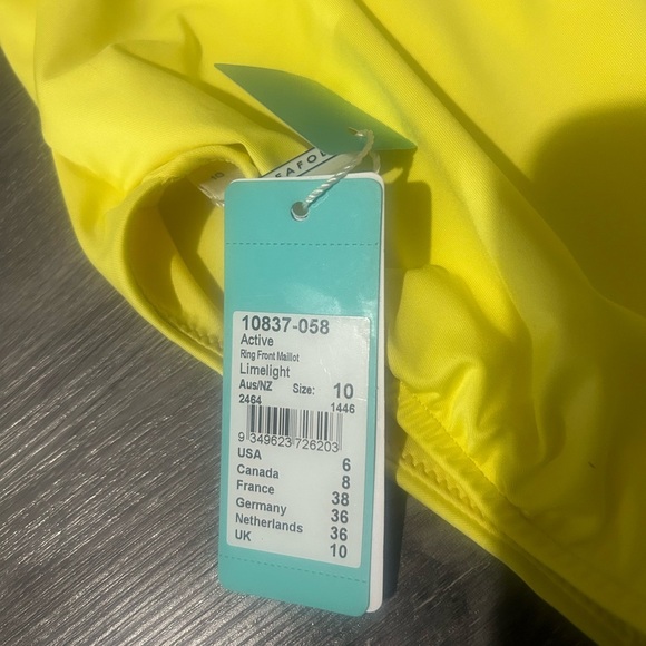 Seafolly Yellow One-Piece Swimsuit - Picture 3 of 5